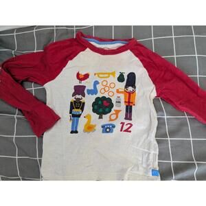 Little Bird 12 days of Christmas Raglan top